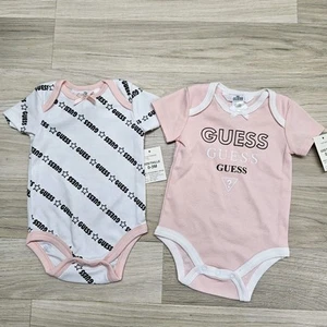 Body rosa bambina Guess 0-3 mesi - Foto 1 di 4