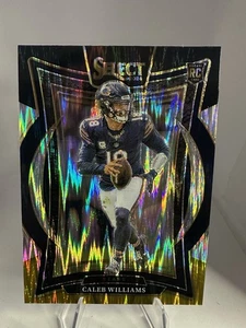 2024 Caleb Williams Panini Select Football #25 Black and Gold Shock Prizm RC - Bild 1 von 3