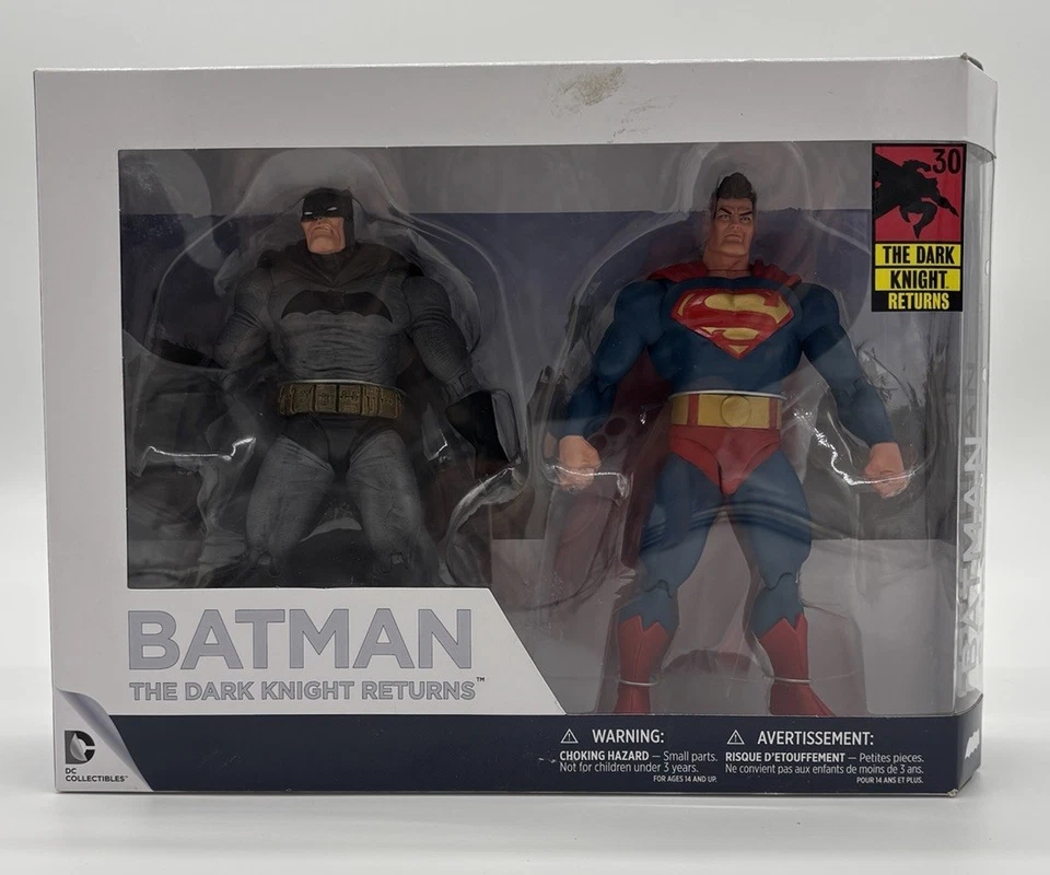 Pack de 2 figuras de Superman y Batman 30 aniversario Batman de Batman El Regreso del Caballero Oscuro Foto 1 de 4
