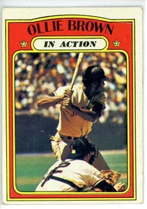 1972 Topps - In Action Ollie Brown #552 - Picture 1 of 2