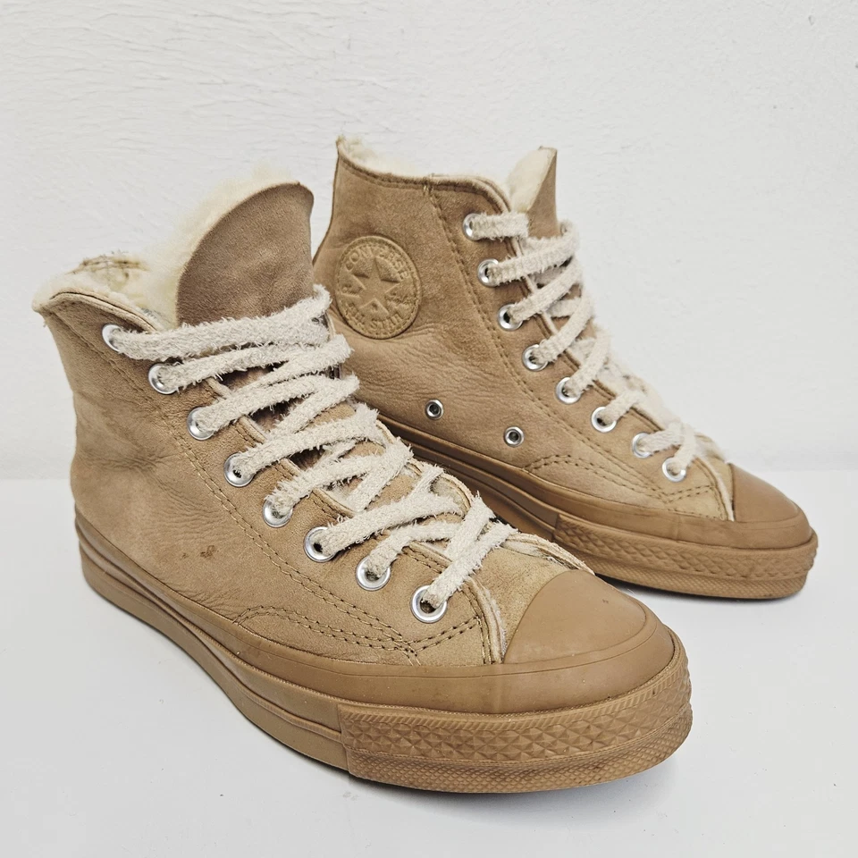 Converse Chuck Taylor All Star 70 Hi Shearling Iced Coffee Women's Size UK 6.5 - Image 1 of 4