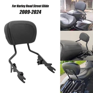 Detachable Passenger Backrest Sissy Bar Fit For Harley Touring Road Glide 09-24 - Bild 1 von 11