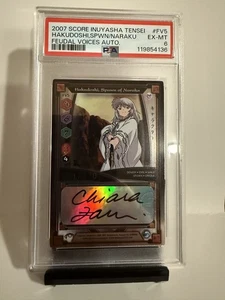 InuYasha TCG - FV5 Hakudoshi Signed Autograph - PSA 6 - #1/170 Bookend - Picture 1 of 2