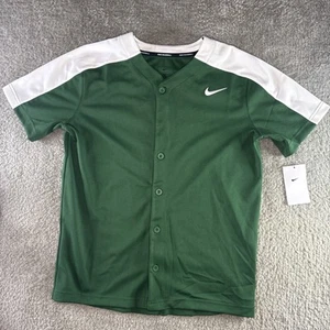 Nike Stock Vapor Select Button Up Practice Jersey Youth XLarge Green DM3968-658 - Picture 1 of 6