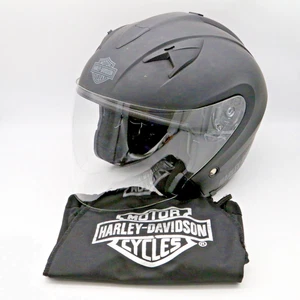Harley-Davidson Motorcycle Helmet (XS) HD-J1V Matte Full Visor Shield and Bag - Picture 1 of 18