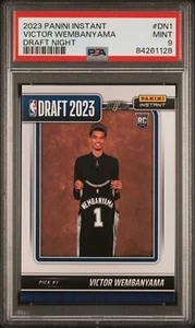 2023 Panini Instant Draft Night DN1 Victor Wembanyama ROOKIE /31324 #DN-1 PSA 9 - Picture 1 of 2
