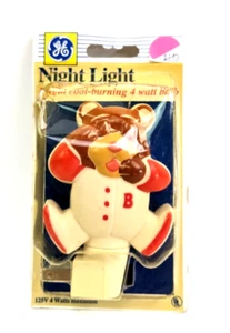 Vintage NightLight Teddy Bear 1994 GE Original packaging 4" inch - Picture 1 of 5