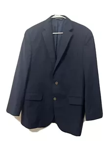 Jack Victor Mens Two-Button Blue Suit Jacket Sport Coat 100% Wool Size 42R - Bild 1 von 10