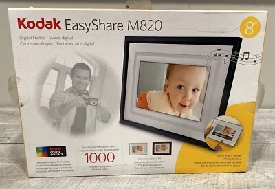 Kodak EasyShare M820 Digital Picture Frame 1000 Photos - OPEN BOX - Image 1 of 4
