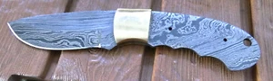 DAMAST Messer Drop-point Klinge Rohling für Messermacher 945 - Bild 1 von 2