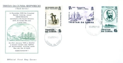 1987 shipwrecks. 2 FDC. - Image 1 of 2