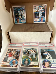 1983 O-Pee-Chee complete set (396 cards) Gwynn, Sandberg, Ripkin PSA 8 MINT SET! - Picture 1 of 3