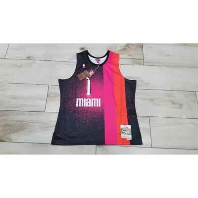 Men's Mitchell & Ness Miami Heat Chris Bosh Floridian NBA Basketball jersey L - Image 1 of 2