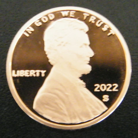 2022 S Lincoln Shield Cent Proof Roll From US Proof Mint Sets (50 Coins) Cover