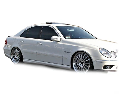 Adatto A per Mercedes Messa Punto W211 Spoiler Nuovo Vernice Auto Cubanitsilber - Immagine 1 di 4