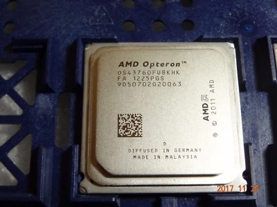 AMD Opteron 4376 HE 8-Core 2.6GHz CPU Processor OS4376OFU8KHK #TQ1471 - Image 1 of 2