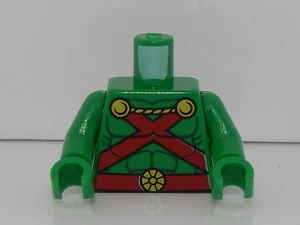 Lego Minifigura Torso Super Heroes Liga de la Justicia Martian Manhunter T83 - Imagen 1 de 1