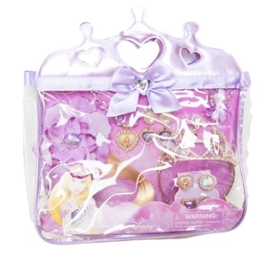 Vintage Disney Princess Tangled RAPUNZEL Costume Accessory Kit - 10 Pieces - Pur - Picture 1 of 7