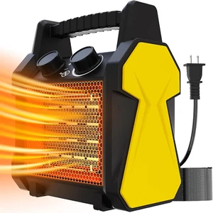 Outdoor Heater for Patio - 1500W Electric Greenhouse Heater, Portable Electric S - Picture 1 of 12