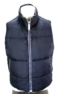 Ralph Lauren Polo Jeans Navy Down Filled Puffer Vest Jacket ~ Women's Size Small - Picture 1 of 9