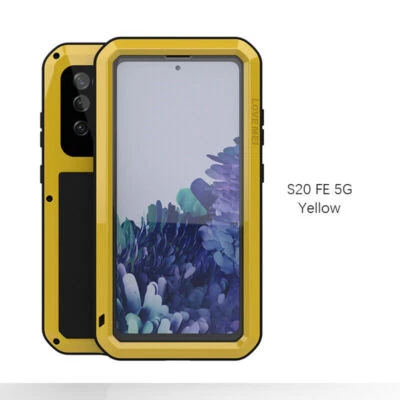 LOVE MEI Metal Phone Case Cover For Samsung S22 S21 A32 A52 S20 FE Shockproof - Image 1 of 4