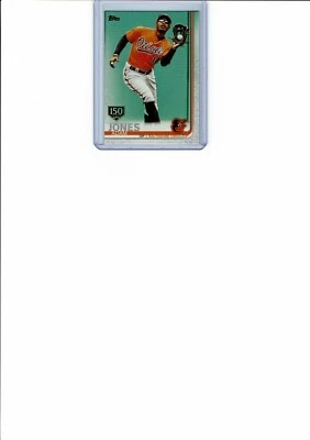 2019 Topps Baseball Adam Jones #8 Base Card 150 Years Anniversary Orioles - Image 1 of 2