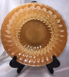 Fire King Anchor Hocking Lusterware Laurel Peach Ovenware Serving Bowls-2 - Picture 1 of 5