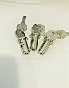 Menge 3 Kaugummiautomat Schlösser und Schlüssel Northwestern Eagle Oak A&a Komet Acorn  - Bild 1 von 4