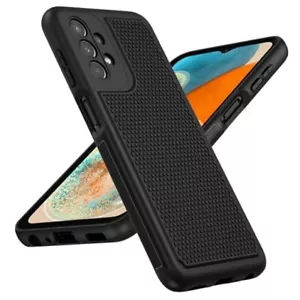 Für 5G Hülle: (4G LTE) Dual Layer Schutzhülle Heavy Samsung Galaxy A23 Schwarz - Bild 1 von 7