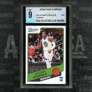 2021-22 Panini Chronicles Classics #164 Jonathan Kuminga RC Warriors PSGA 9 MINT - Picture 1 of 3