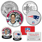 TOM BRADY New England Patriots Rookie Season NFL 2-Coin Set with Certificate