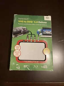 Honestech VHS to DVD 5.0 Deluxe Convert Your Old VHS Tapes to DVD - Picture 1 of 3