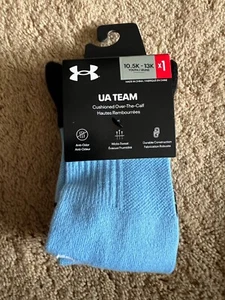 CALCETINES JUVENILES UNDER ARMOUR UA TEAM ACOLCHADOS OTC TALLA 10.5K-13K AZUL CIELO - Imagen 1 de 4