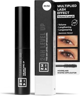 MAKEUP - the 24H Level up Mascara 900 (Mini) - Mascara Noir - Effet D'Allongemen - Photo 1/4