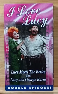I Love Lucy: Lucy Meets the Berles/Lucy and George Burns Double Episode VHS 1998 - Picture 1 of 8