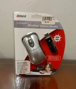 Inland 7340 Wireless Optical Mouse - Picture 1 of 2