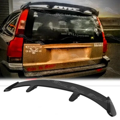 Para Volvo V50 V70 Fibra de Carbono 52"" Techo Trasero Ventana Maletero Alerón Labio Ala Trasera Foto 1 de 4