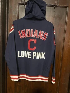Victorias Secret Pink MLB Collection-Cleveland Indians  Pullover - Picture 1 of 2