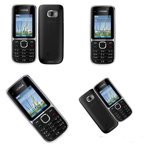 Brand New Condition Nokia C2-01 - Black  (Unlocked) Mobile Phone 1 year warranty - Afbeelding 1 van 3