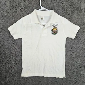 Ed Hardy Kids Short Sleeve Polo Collared Boys Medium 10 - Picture 1 of 12