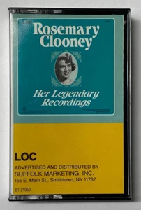 Rosemary Clooney "Her Legendary Recordings" Cassette Tape - Imagen 1 de 4