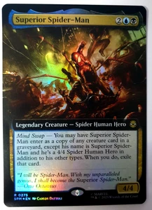 MTG Marvel Spider-Man - Superior Spider-Man - FOIL Extended Rare - 0275 NM - Foto 1 di 1