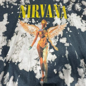 Nirvana In Utero Size XL Bleach Tie Dye Sweatshirt Divided H&M Extra Large Retro - Picture 1 of 24