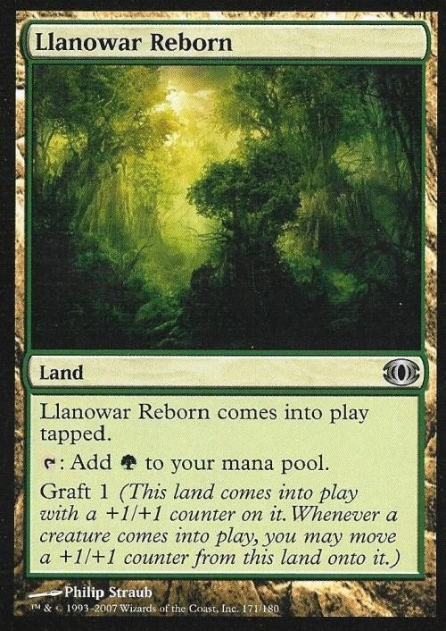 Llanowar Reborn - Medium Play MTG Futuresight - Image 1 of 1