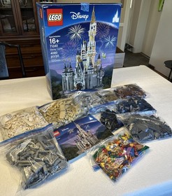 LEGO Cinderella Disney Castle 71040 100% Complete Box Minifigs & Instructions