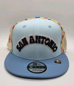 Para hombres New Era Azul Claro San Antonio Spurs 2024/25 Edición City 9FIFTY Snapback - Imagen 1 de 4