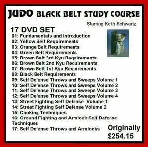 JUDO BLACK BELT HOME STUDY 17 DVD set Keith Schwartz bjj mma sambo jiu jitsu - Picture 1 of 1
