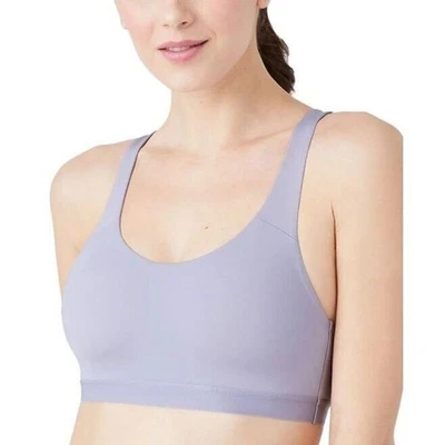 B.tempt'd by Wacoal Women Lilac Gray Activewear Crossback Sports Bra Size S - Image 1 of 4