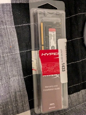 Kingston HyperX (1) 16GB 2666Mhz DDR4 Laptop RAM Memory 260 Pin HX426S16IB2 - Image 1 of 3