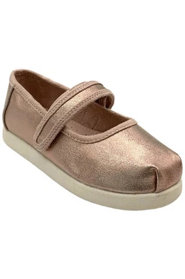 Toms Toddler Girls Nora Mary Jane Flats Rose Gold - Image 1 of 3